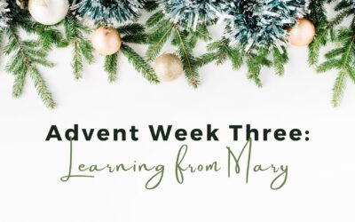 Advent Week Three: Learning from Mary