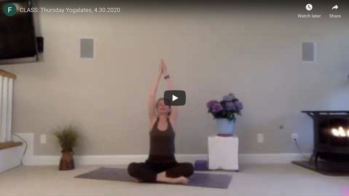 CLASS: Thursday Yogalates, 4.30.2020